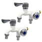 📢📢 1+1 gratis🚰 Dubbele kunststof waterkraan | 1 ingang, 2 uitgangen | twee onafhankelijke bedieningskleppen | vorst- en hittebestendig | lekvrije keramische cartridge | multifunctionele adapter voor wasmachine en vaatwasser