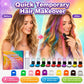 🔥50% KORTING  🌈Set met 12 kleuren tijdelijke haarkrijt en applicator