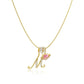 💝 Gouden Of Zilveren Hartje Letterhanger | Dainty & Waterproof Dagelijks Te Dragen Ketting | Attent Cadeau Voor Haar Voor Valentijnsdag Of Verjaardag