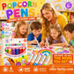 💥Laatste Dag Koop 1 Krijg 1 GRATIS!!🎁🔮Magische Pen – Teken 3D in één streep!🎄DIY Bubbel-Popcorn Tekenpennen 🔥