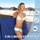 🏖️Zomer Hot Sale 50% KORTING🌞Ligstoel Handdoek in Tas met Opbergvakken🌊