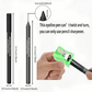 💧 14-delige waterproof gekleurde gel eyeliner potlood – metallic & shimmer afwerkingen, smudge-proof (Kleur van puntenslijper is willekeurig)