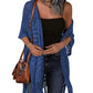 😍Oversized gebreid vest voor dames – Lichtgewicht gehaakte kimono met kwastjes voor lente & zomer 🌸