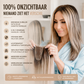 💇‍♀️Echt mensenhaar rechte clip-in haarpieces voor dun haar, ademende basis, lichtgewicht haarextensies voor hete zomer.