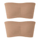 💐Ondersteunende Bandeau Bh – Draadvrije stevige ondersteuning, naadloos strapless ontwerp, zacht rekbaar materiaal, antislip siliconenband, comfortabel voor dagelijks gebruik & zomeroutfits✨