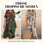 ⏳Tijdelijke aanbieding⏰Luchtige Jurk met Tropische Print