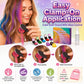 🔥50% KORTING  🌈Set met 12 kleuren tijdelijke haarkrijt en applicator