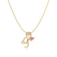 💝 Gouden Of Zilveren Hartje Letterhanger | Dainty & Waterproof Dagelijks Te Dragen Ketting | Attent Cadeau Voor Haar Voor Valentijnsdag Of Verjaardag