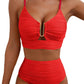 Dames push-up bikini met hoge taille
