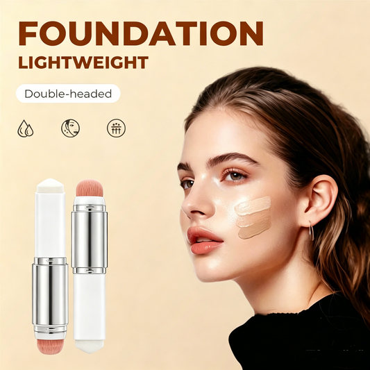 📢📢  1+1 gratis🎉Cover Cream Stick V / Afneembare kwast - Koreaanse huidverzorging kleurveranderende foundation stick met collageen capsules