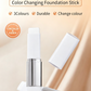 📢📢  1+1 gratis🎉Cover Cream Stick V / Afneembare kwast - Koreaanse huidverzorging kleurveranderende foundation stick met collageen capsules