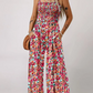 🌼Dames casual print overall met spaghettibandjes