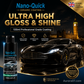Hoogglanzende hydrofobe nanokeramische coatingspray