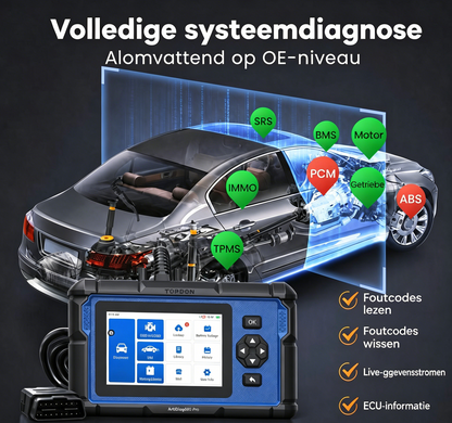 Multifunctionele OBD2-diagnosescanner voor voertuigmotoren