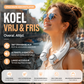 ❄️ Nek-aircoventilator – Fluisterstille persoonlijke verkoeling voor de zomer