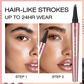 🥳1+1 gratis ✨Waterdichte micro-vork wenkbrauwpotlood – langhoudende brow pen voor natuurlijke haarstreken, vlekbestendig & perfect voor dagelijks gebruik en soft glam
