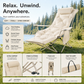 🪑 Draagbare verstelbare klapstoel voor buiten – Licht, stevig & veelzijdig – Perfect voor tuin, camping, strand of terras – Makkelijk mee te nemen en snel op te zetten 🏕️✨