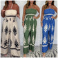 Tube Top Jarretel Jumpsuit