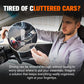 📢📢 50% KORTING🚗 Auto-armsteunkussen – 5-in-1 middenconsolehoes met 2 opbergzakken, bekerhouder, tissueboxvak en telefoonvak voor sedans en een georganiseerd auto-interieur.