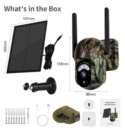 🛠 60% korting + gratis verzending 🔥 CB114S – Draadloze 4G LTE Zonne-energie Beveiligingscamera – 2K HD Livebeeld, 360° dekking, geen wifi nodig, afstandsbediening via app, waterdicht, bewegingsdetectie, nachtzicht, buitengebruik.