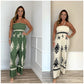 Tube Top Jarretel Jumpsuit