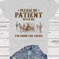 👕I'M From 1900S✨ Vintage Letter Print Ronde Hals T-Shirt voor Vrouwen