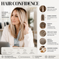 💇‍♀️Echt mensenhaar rechte clip-in haarpieces voor dun haar, ademende basis, lichtgewicht haarextensies voor hete zomer.