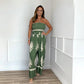 Tube Top Jarretel Jumpsuit