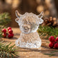 ⏳ Laatste dag speciale prijs € 9,99! 🐮 Mini Highland Cow ijsblokjesvorm – Leuke 3D-ijsblokjes voor drankjes, feestjes en cadeaus