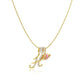 💝 Gouden Of Zilveren Hartje Letterhanger | Dainty & Waterproof Dagelijks Te Dragen Ketting | Attent Cadeau Voor Haar Voor Valentijnsdag Of Verjaardag