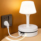 💡Nachttafellamp met stopcontact en USB-poorten