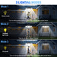📢📢 50% KORTING!! ☀️ Beveiligingsspots voor buiten op zonne-energie – 2500 lumen | 3 lampen | Dimbaar & verstelbaar | Wandmontage | 3 standen | IP65 waterdicht