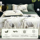 💥Uitverkoop 50% korting🌸Wasbare Koel Stof Ademende Zomerquilt 4-Delige Set