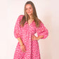 🏖️Zomerkoel aanbieding: 49% KORTING!!🎀Dames V-hals bedrukte jurk