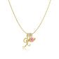 💝 Gouden Of Zilveren Hartje Letterhanger | Dainty & Waterproof Dagelijks Te Dragen Ketting | Attent Cadeau Voor Haar Voor Valentijnsdag Of Verjaardag