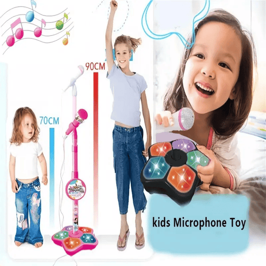 🎄 NU 50% KORTING! 🎁 Alles-in-één Microfoon Speelgoed – Lichtjes, Geluid & Stemgeluidseffecten | Perfect Kerstcadeau voor Kleine Zangers ✨