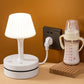 💡Nachttafellamp met stopcontact en USB-poorten