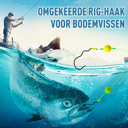 Omgekeerde rig-haak voor bodemvissen
