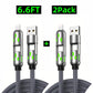 📢📢 1+1 gratis🔌 4-in-1 USB-C-kabel – PD-snelladen, datasynchronisatie, USB-A/Type-C/Lightning, aluminium, compatibel