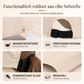 🎁✨Elegante opvouwbare zonnehoed voor dames met UPF 50+ – Brede katoenen buckethoed met nekflap en verstelbare band 🌞 | Inpakbaar, ademend en strandklaar
