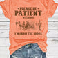 👕I'M From 1900S✨ Vintage Letter Print Ronde Hals T-Shirt voor Vrouwen