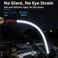 📢📢 50% KORTING🔦 Buigbare LED-werklamp – flexibele, oplaadbare zaklamp met hoge lichtopbrengst voor handsfree inspectie, autoreparatie onder de motorkap, garage, monteurs, DIY, kamperen en pech onderweg.