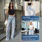 💃Zomermode voor de toekomst🌸Modieuze kanten patchwork denim jeans