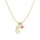 💝 Gouden Of Zilveren Hartje Letterhanger | Dainty & Waterproof Dagelijks Te Dragen Ketting | Attent Cadeau Voor Haar Voor Valentijnsdag Of Verjaardag