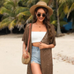 😍Oversized gebreid vest voor dames – Lichtgewicht gehaakte kimono met kwastjes voor lente & zomer 🌸