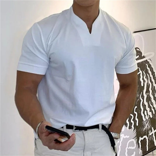 ⏰ Nu 64% korting! 💎 Heren T-shirt - Kort model, perfect voor werk, sport en vrije tijd.