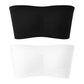 💐Ondersteunende Bandeau Bh – Draadvrije stevige ondersteuning, naadloos strapless ontwerp, zacht rekbaar materiaal, antislip siliconenband, comfortabel voor dagelijks gebruik & zomeroutfits✨