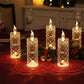 📢📢 1+1 gratis🎄LED kristallen kaars – geen vlam, gewoon schakelen, 8-12 uur betrouwbaar licht & een doordacht geschenk. Creëer een romantische avond! ✨🎁