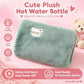 📢📢 50% KORTING🔥 Oplaadbare elektrische warmwaterkruik in grijs – handwarmer, bedwarmer en verwarmend massagekussen met hoes.