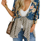 🌸 Nieuw Binnen! Floral Kimono met Ruches en Strik – Luchtig, Los & Boho Chic | Tijdelijk 49% KORTING – OP = OP